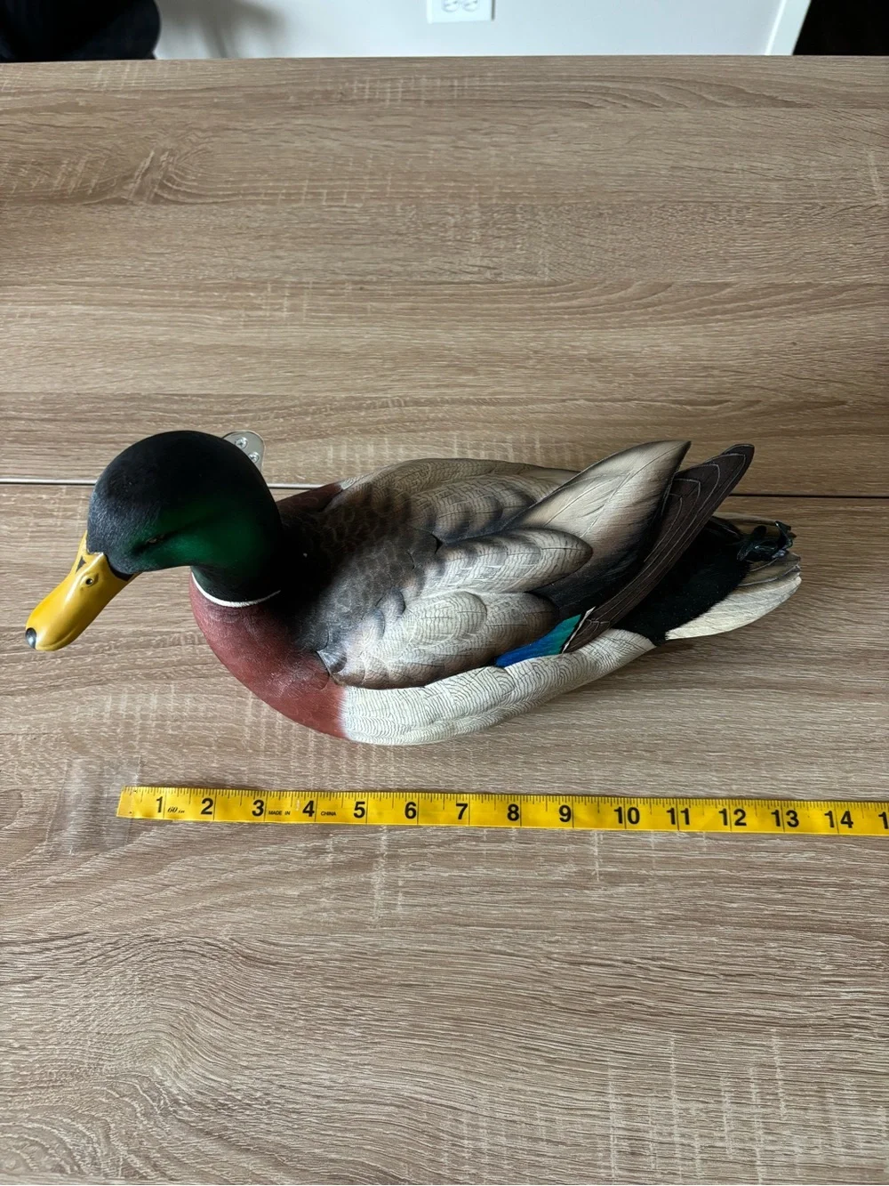 Vintage Large Danbury Mint George Kruth Mallard Duck Decoy Figurine